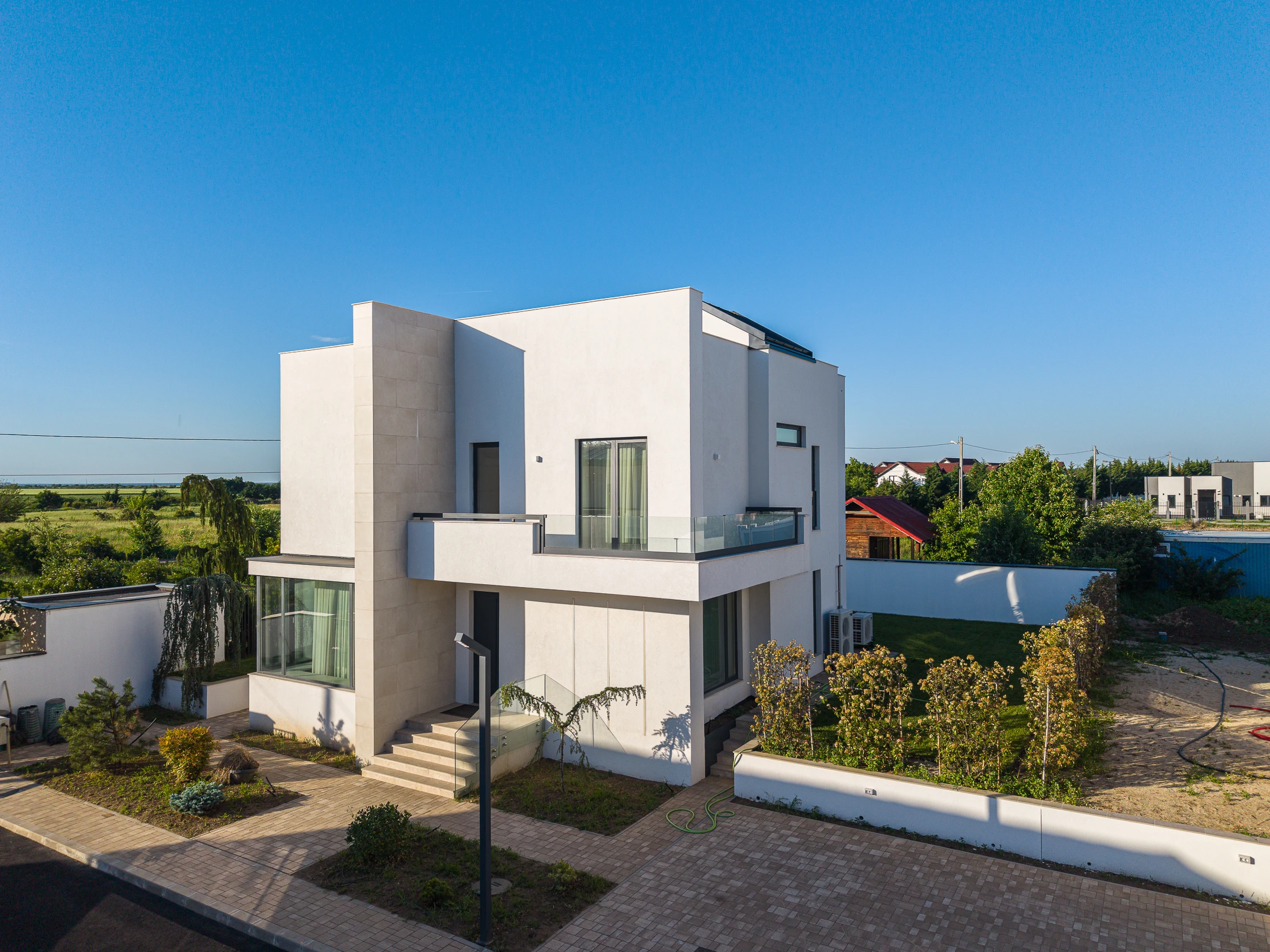 Sensi Garden — vilă individuală cu grădină, vedere aeriană